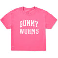 Women's Gummy Worms Arch Short Sleeve Crusher Boxy Tee product image 1