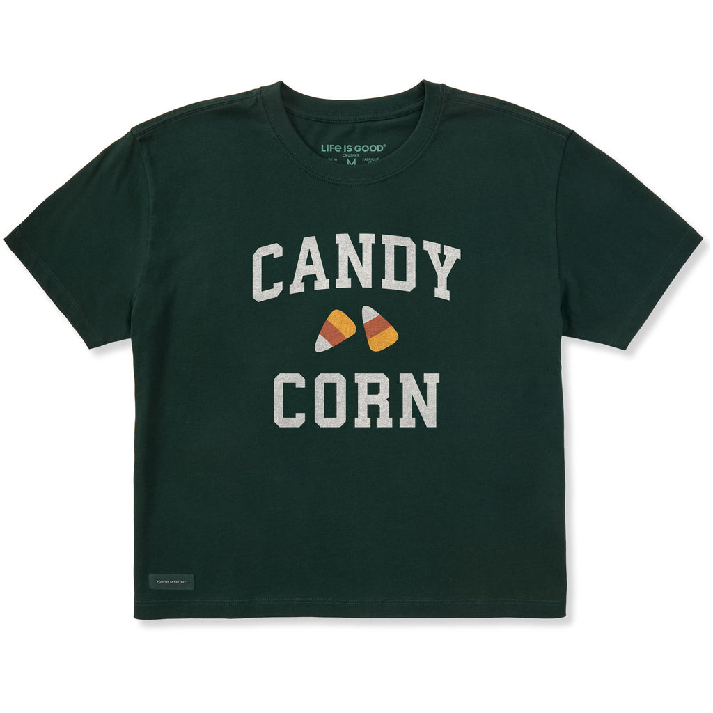 Women's Candy Corn Arch Short Sleeve Crusher Boxy Tee product image 1