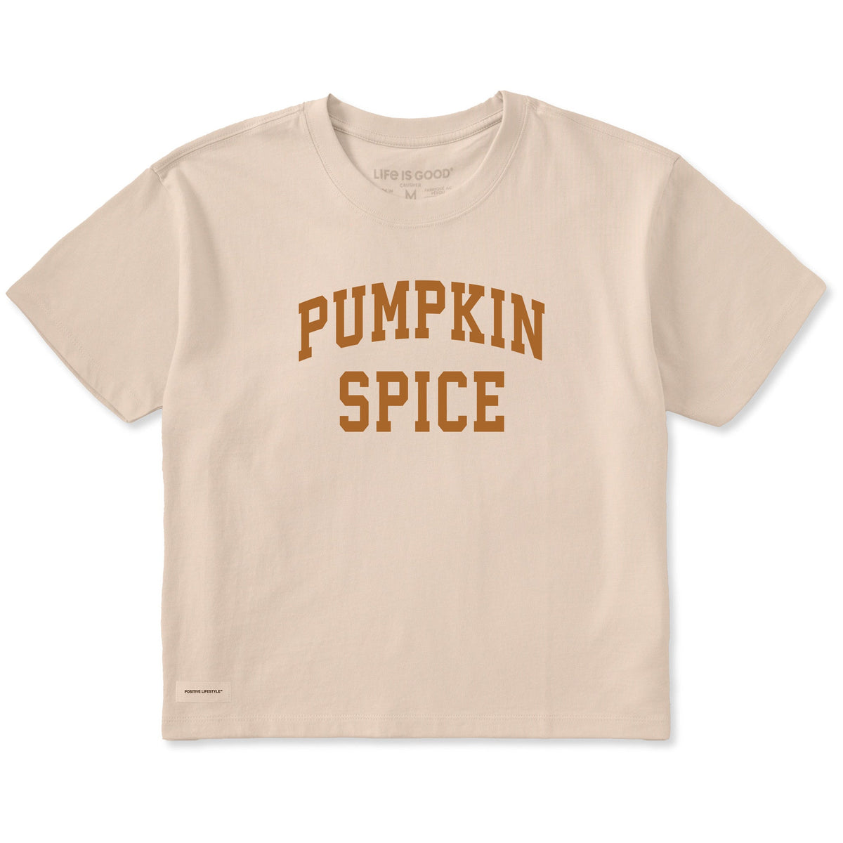 Women's Pumpkin Spice Arch Short Sleeve Crusher Boxy Tee product image 1