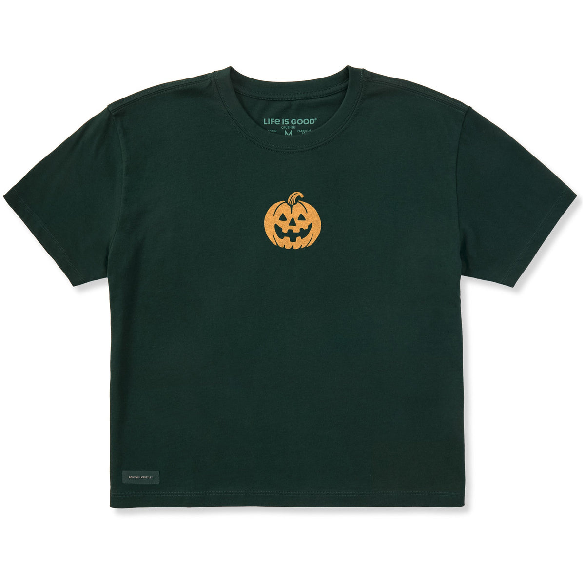 Women's Tiny Jack-O-Lantern Short Sleeve Crusher Boxy Tee product image 1