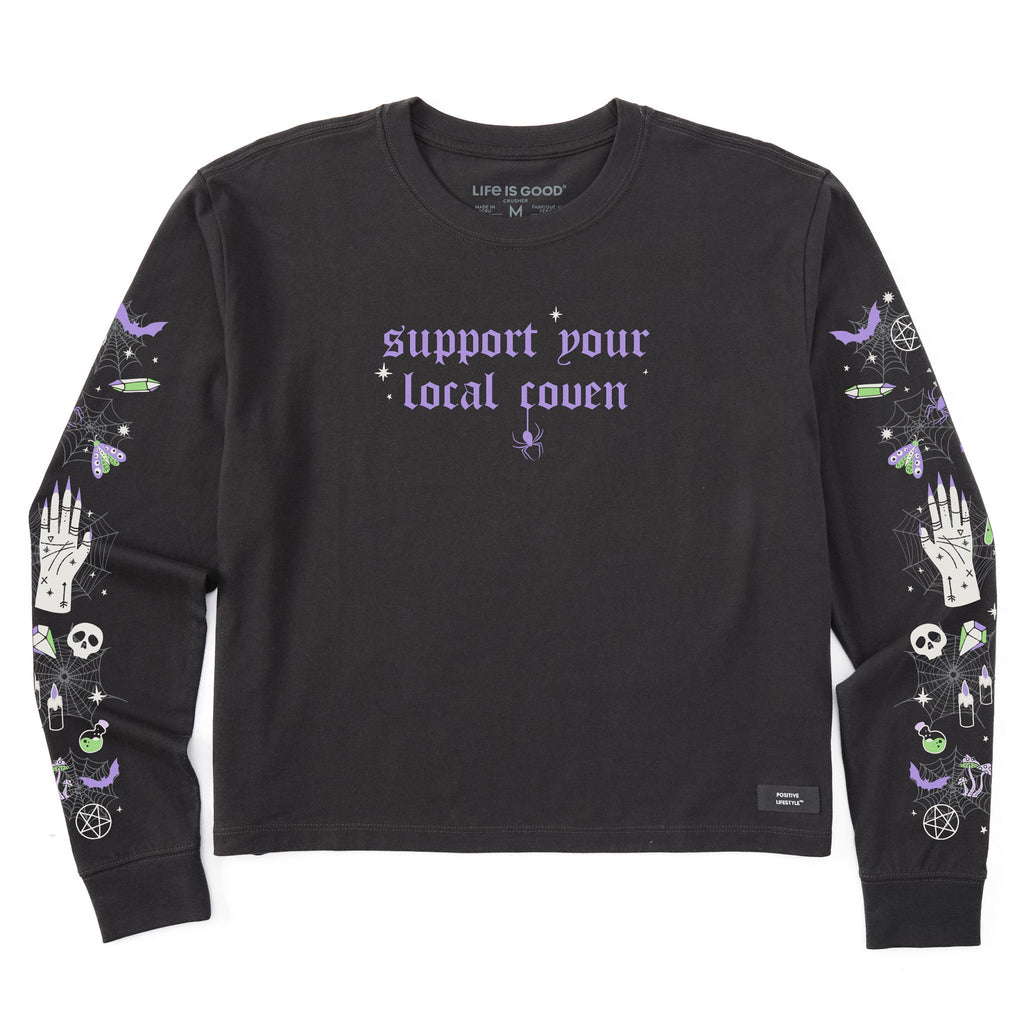Women's Witchy Coven Long Sleeve Crusher Boxy Tee product image 1