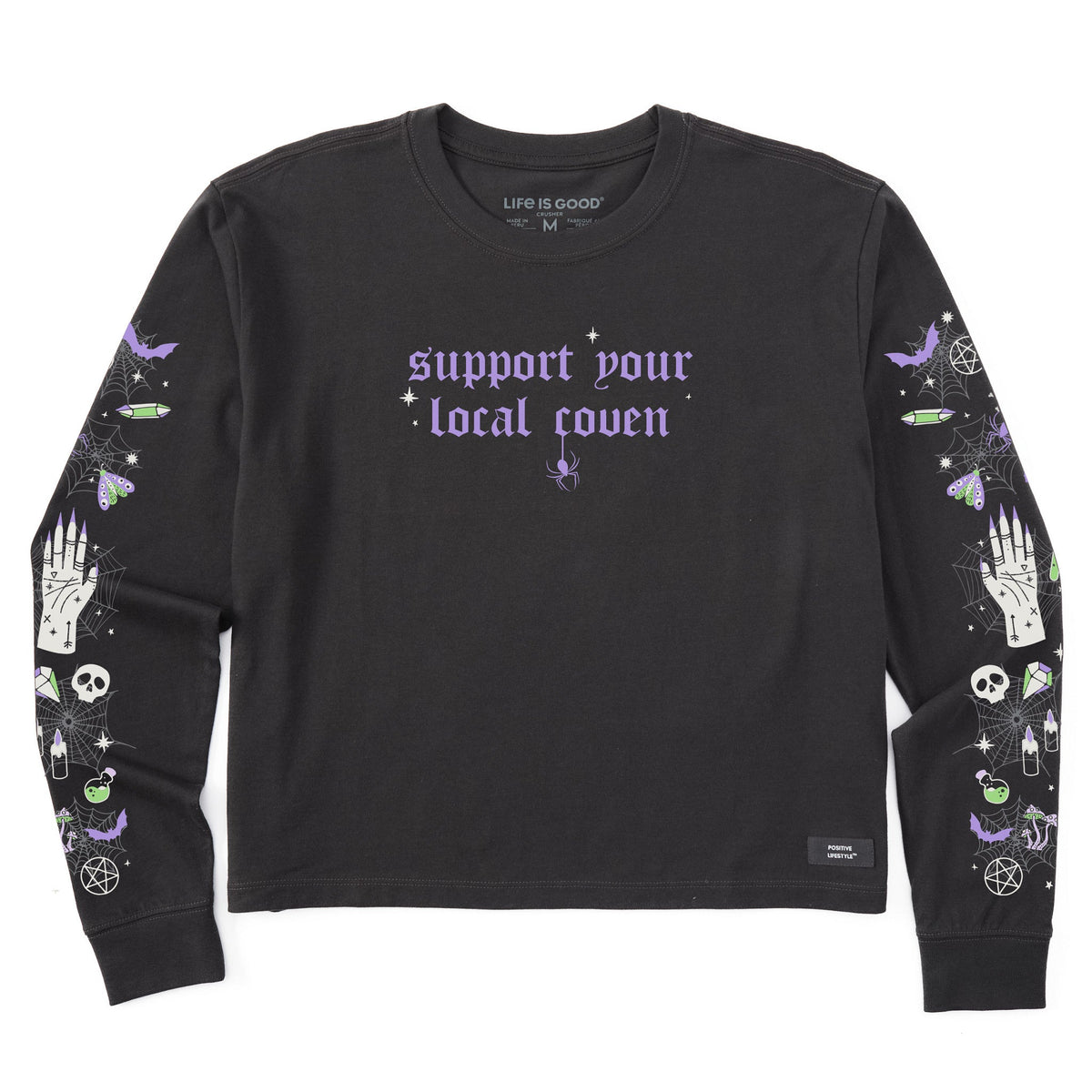 Women's Witchy Coven Long Sleeve Crusher Boxy Tee product image 1