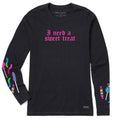 Women's I Need a Sweet Treat Long Sleeve Crusher Tee product image 1