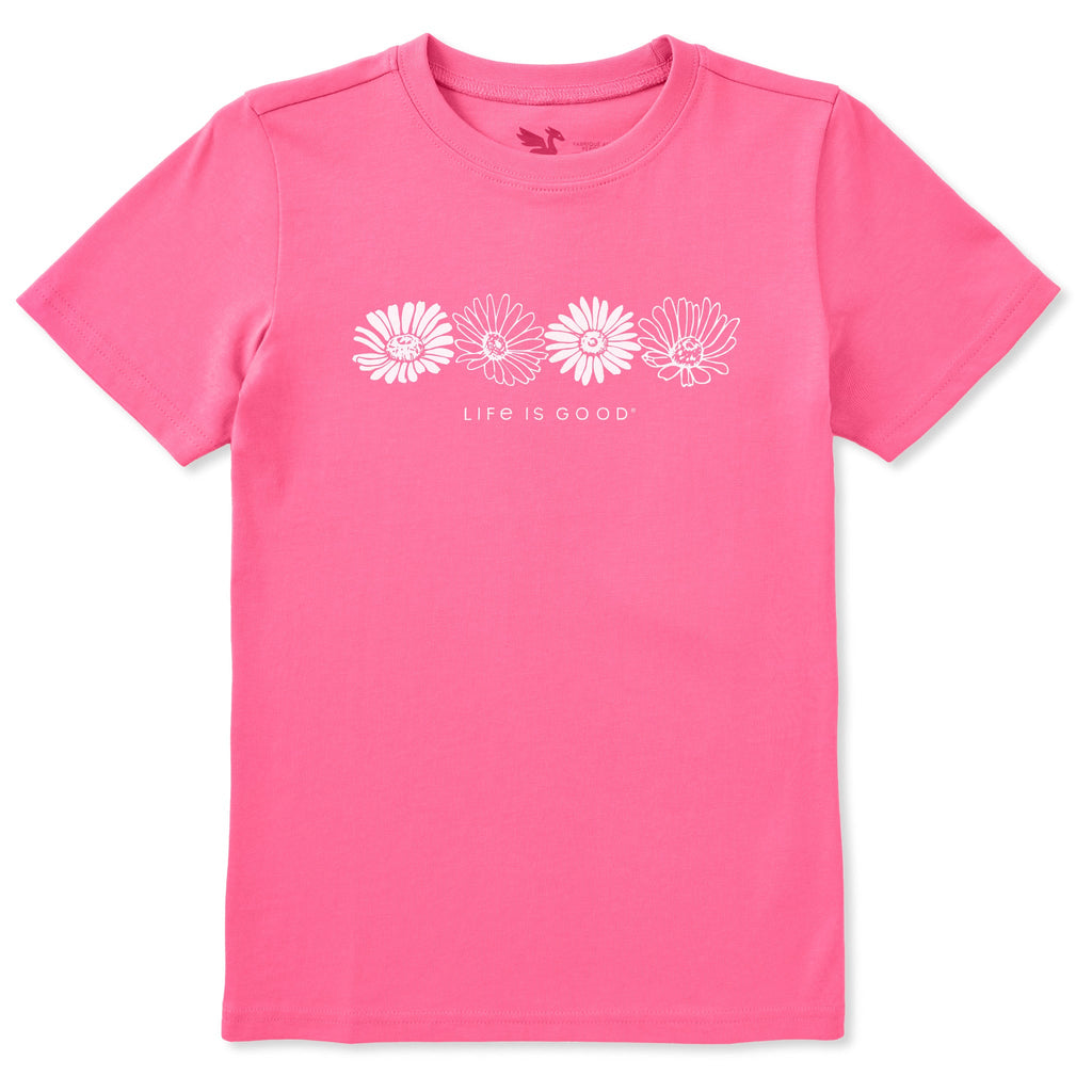 Kids Four Daisies Short Sleeve Crusher Tee product image 1