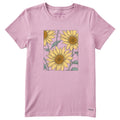 Women's Sunflowers in a Box Short Sleeve Crusher Tee product image 1