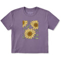 Women's Sunflowers in a Box Short Sleeve Crusher Boxy Tee product image 1