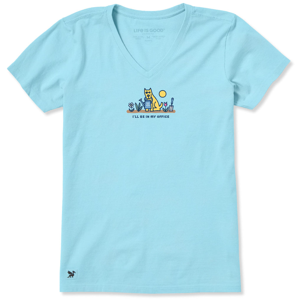 Women's I'll Be in My Office Rocket Short Sleeve Crusher Vee product image 1