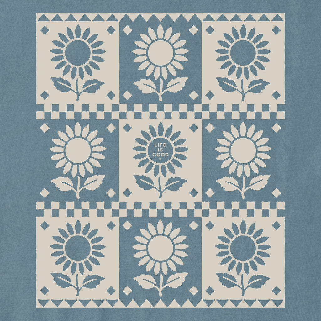 Women's Scandi Sunflowers Short Sleeve Crusher Boxy Tee product image 2