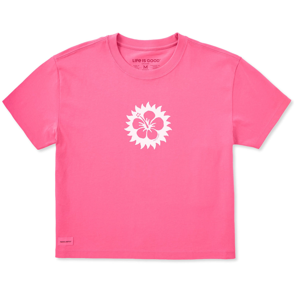 Women's Hibiscus Sun Short Sleeve Crusher Boxy Tee product image 1
