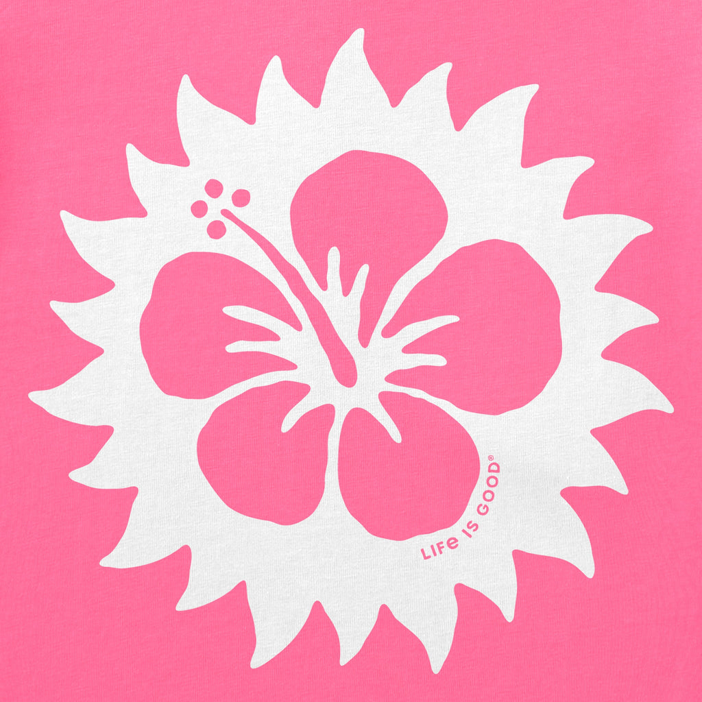 Kids Hibiscus Sun Short Sleeve Crusher Tee product image 2