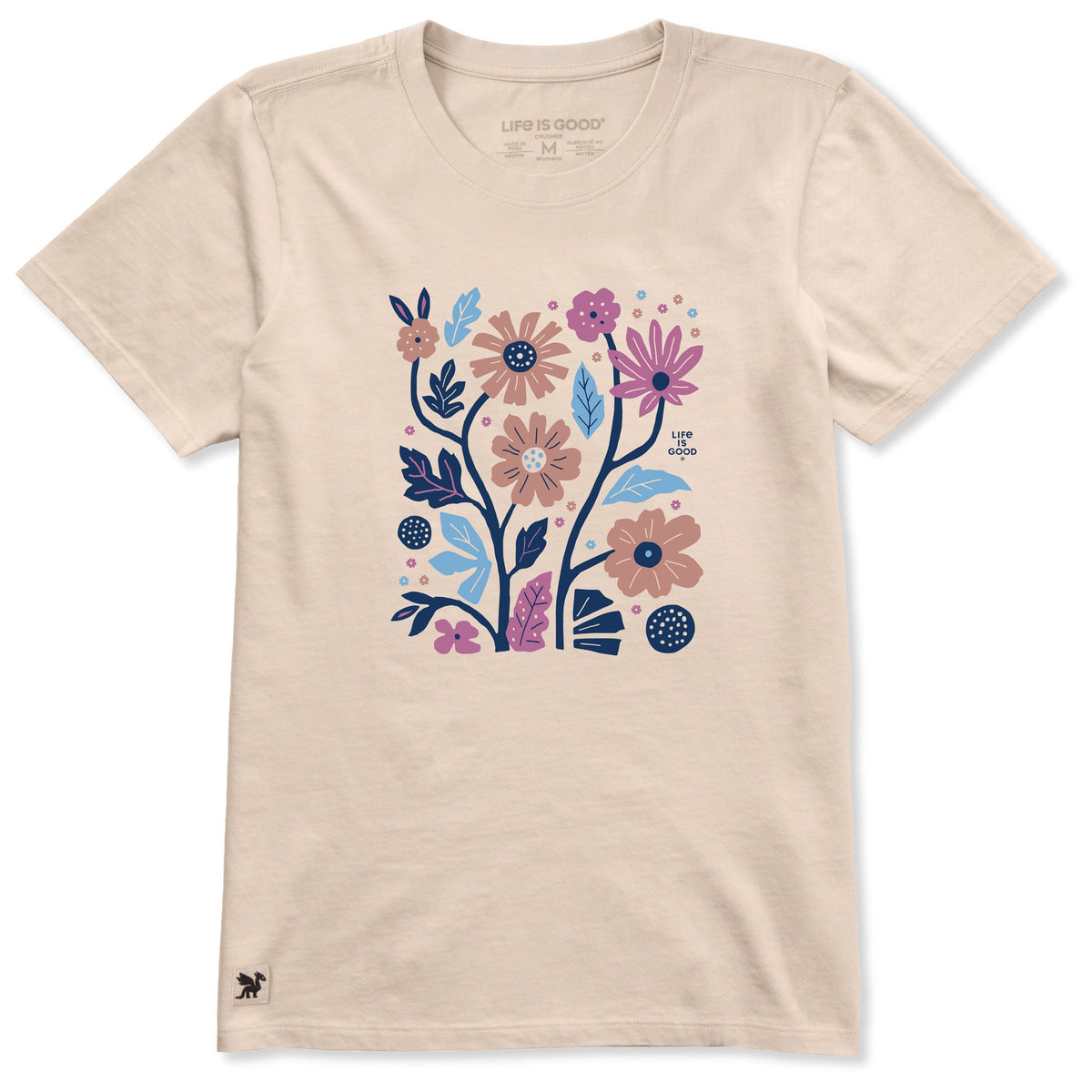 Women's Big Bold Floral Short Sleeve Crusher Tee product image 1