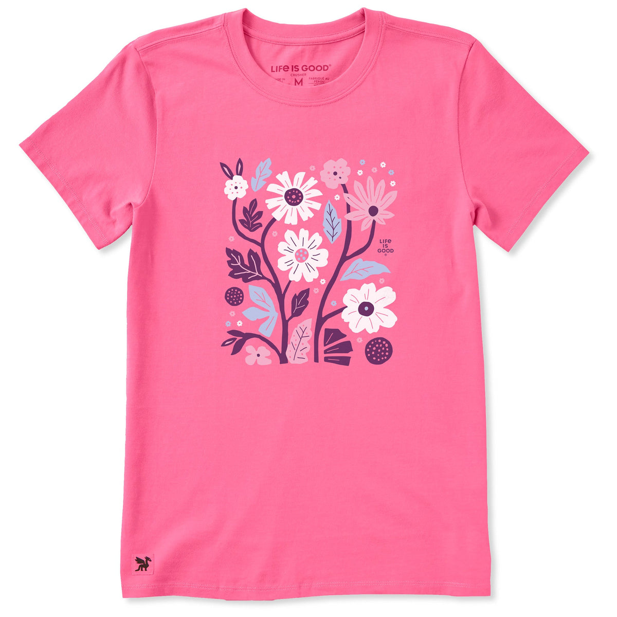 Women's Big Bold Floral Short Sleeve Crusher Tee product image 3