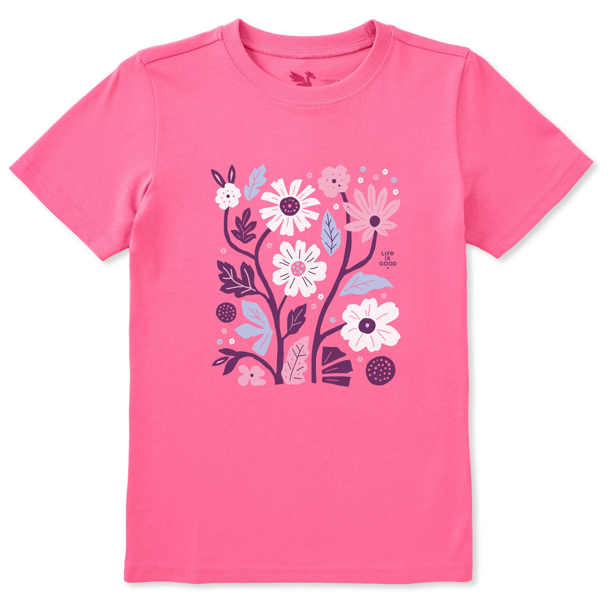 Kids Big Bold Floral Short Sleeve Crusher Tee product image 1
