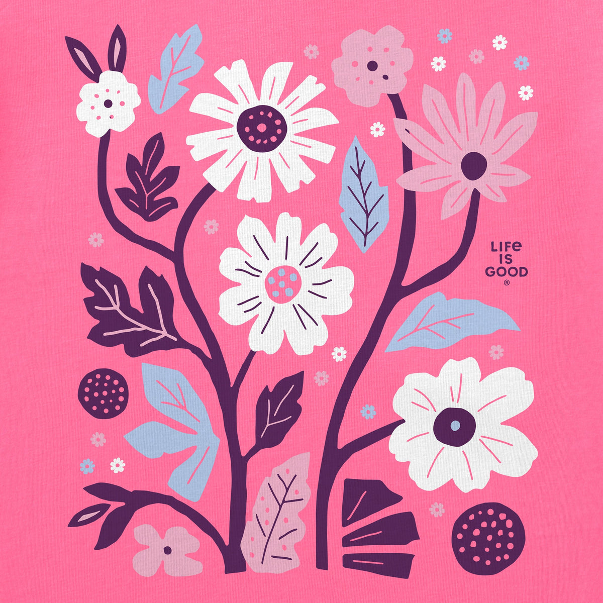 Kids Big Bold Floral Short Sleeve Crusher Tee product image 2
