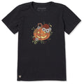 Women's Fall Floral Jack O Lantern Short Sleeve Crusher Tee product image 1