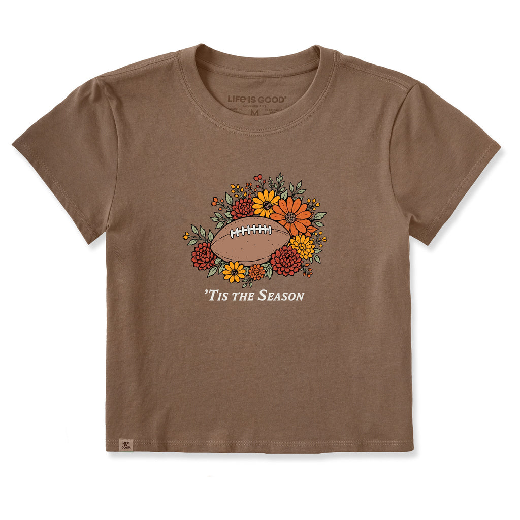 Women's 'Tis the Season Football Florals Crusher-LITE product image 1