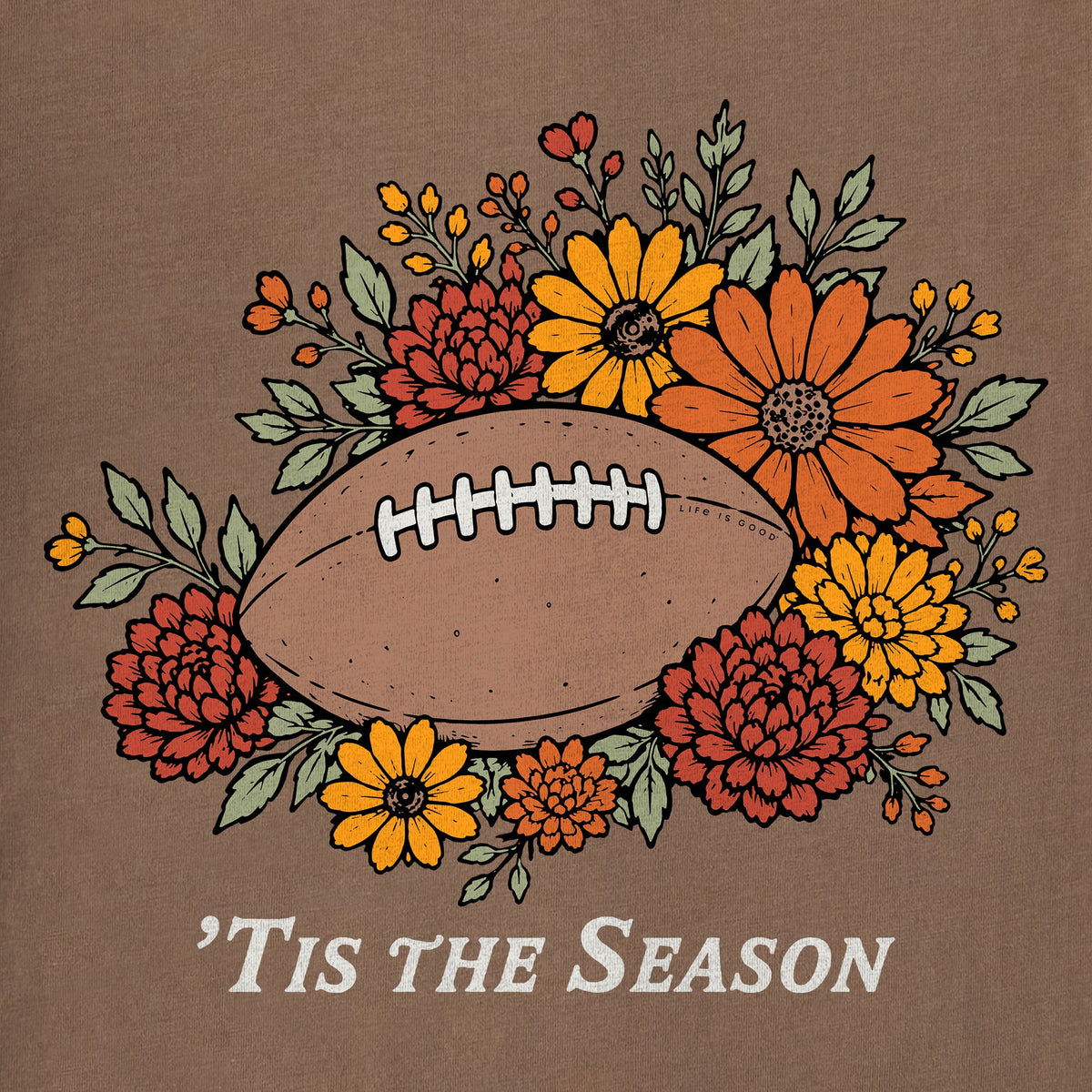 Women's 'Tis the Season Football Florals Crusher-LITE product image 2