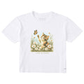 Women's Butterfly Kitten Short Sleeve Crusher Boxy Tee product image 1