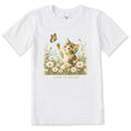 Kids Butterfly Kitten Short Sleeve Crusher Tee product image 1
