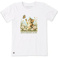 Women's Death Before Decaf Kitten Short Sleeve Crusher Tee product image 1