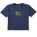 Women's Sunflower in a Jar Short Sleeve Crusher Boxy Tee product image 1