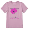 Kids Minimal Flower Short Sleeve Crusher Tee product image 1