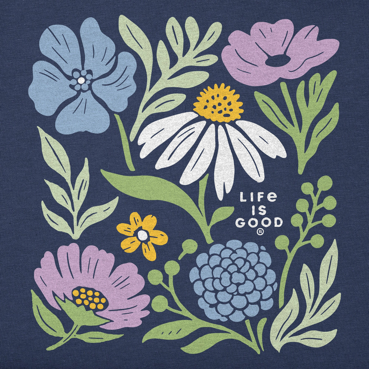 Kids Fall Florals Short Sleeve Crusher Tee product image 2