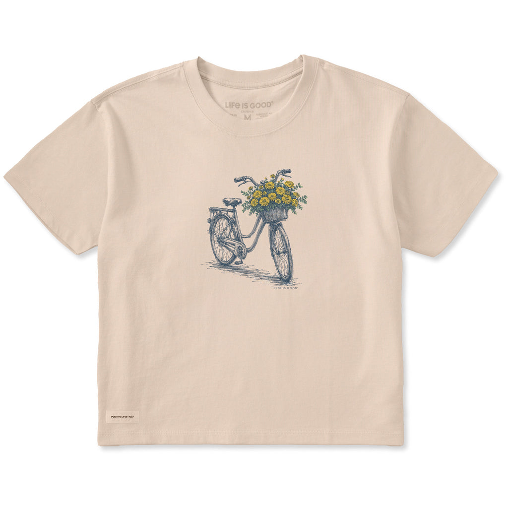 Women's Marigold bike Short Sleeve Crusher Boxy Tee product image 1