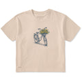 Women's Marigold bike Short Sleeve Crusher Boxy Tee product image 1