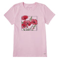 Women's Poppies Square Short Sleeve Crusher Tee product image 1