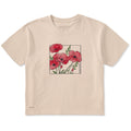 Women's Poppies Square Short Sleeve Crusher Boxy Tee product image 1