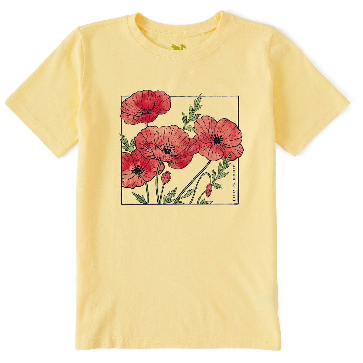 Kids Poppies Square Short Sleeve Crusher Tee product image 1