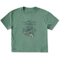 Women's Mountain View Florals Short Sleeve Crusher Boxy Tee product image 1