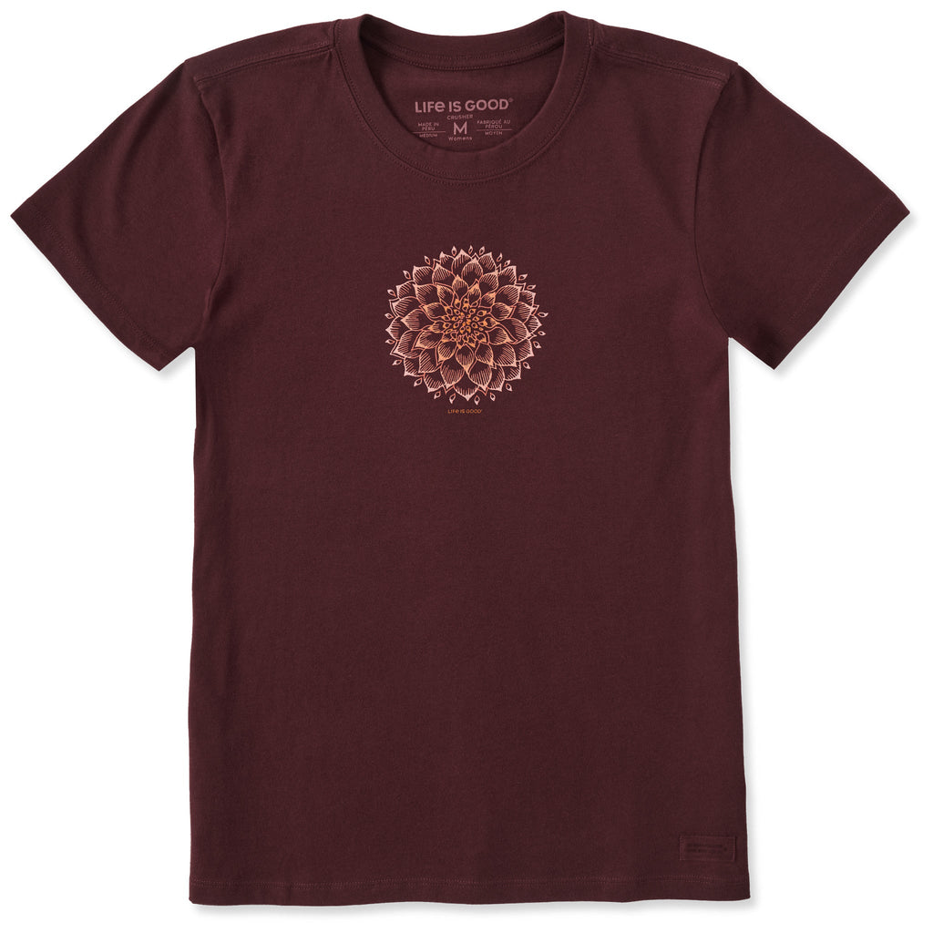 Women's Dahlia Mandala Short Sleeve Crusher Tee product image 1