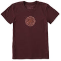 Women's Dahlia Mandala Short Sleeve Crusher Tee product image 1