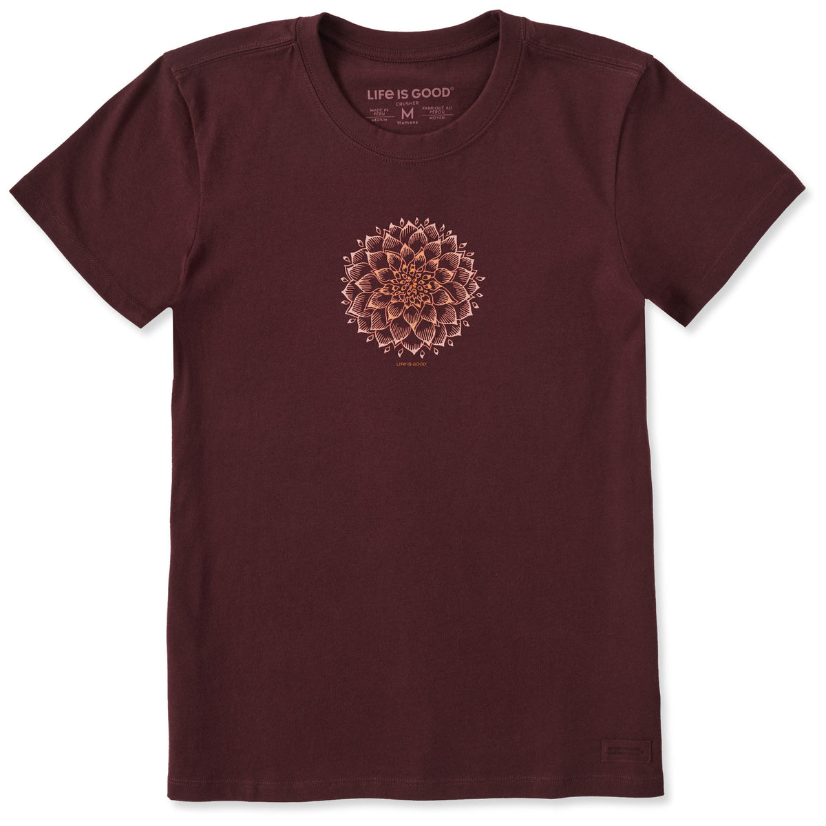 Women's Dahlia Mandala Short Sleeve Crusher Tee product image 1
