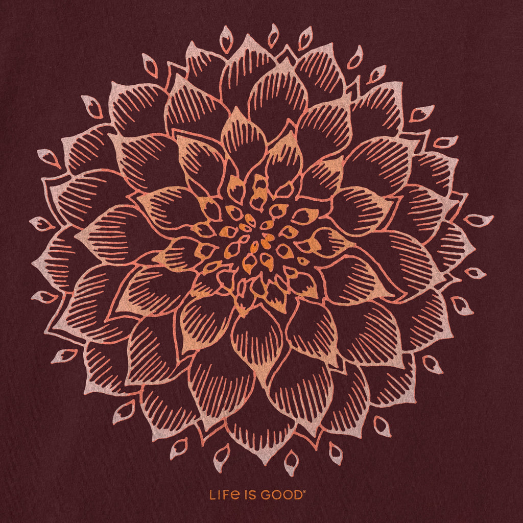 Women's Dahlia Mandala Short Sleeve Crusher Tee product image 2