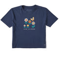 Women's Geometric Wildflowers Short Sleeve Crusher Boxy Tee product image 1