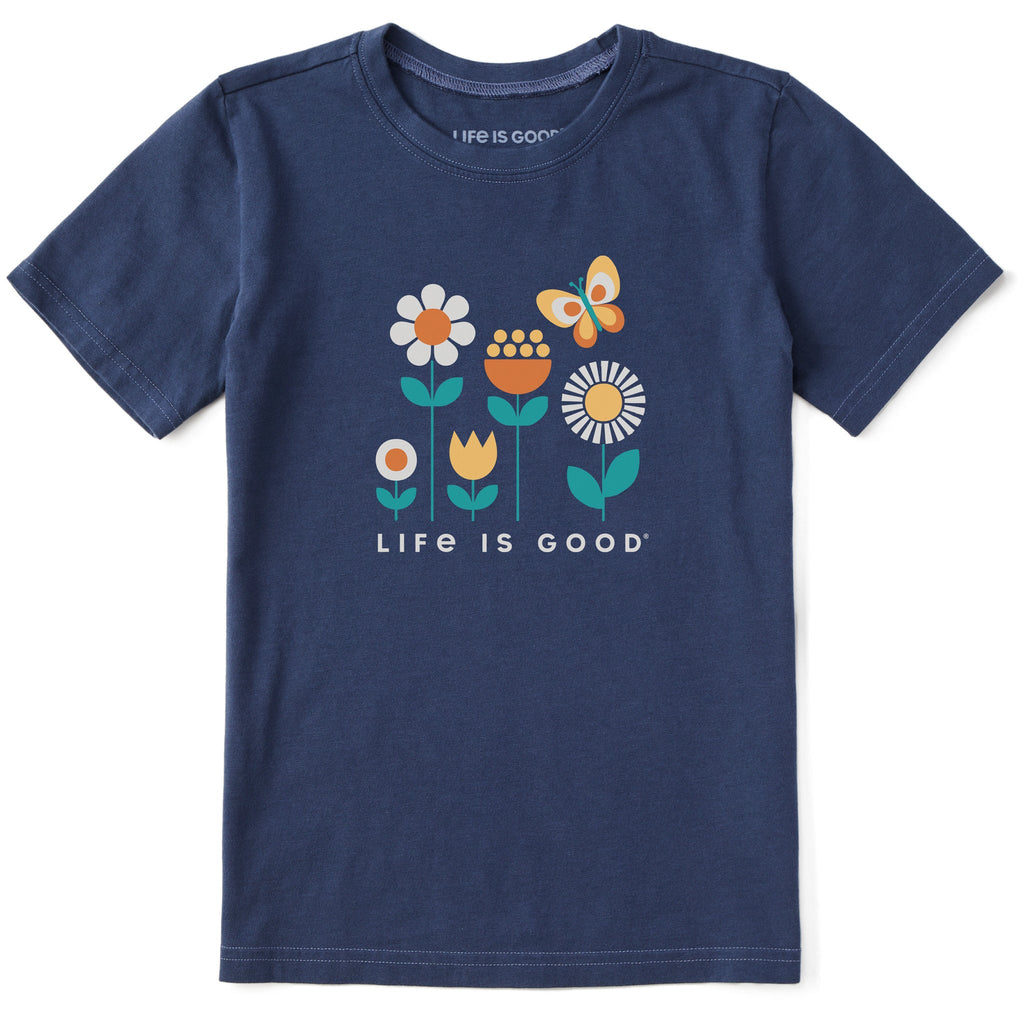 Kids Geometric Wildflowers Short Sleeve Crusher Tee product image 1