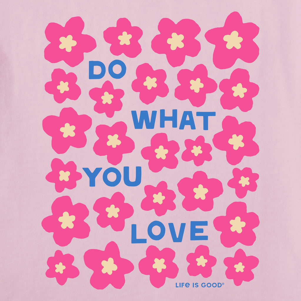 Women's Do What You Love Flower Field Short Sleeve Crusher product image 2