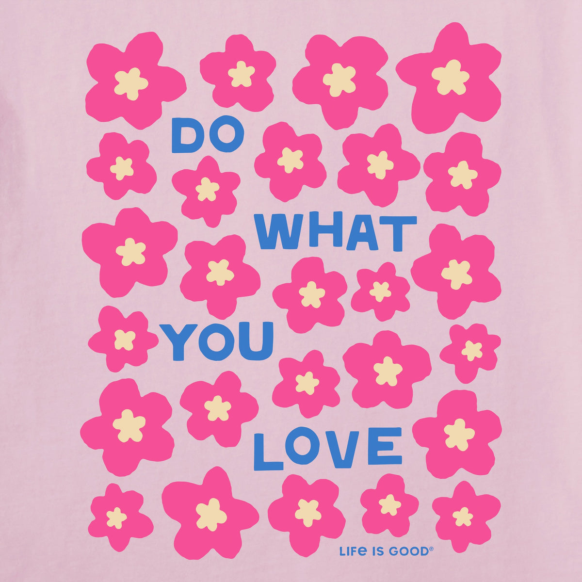 Women's Do What You Love Flower Field Short Sleeve Crusher product image 2
