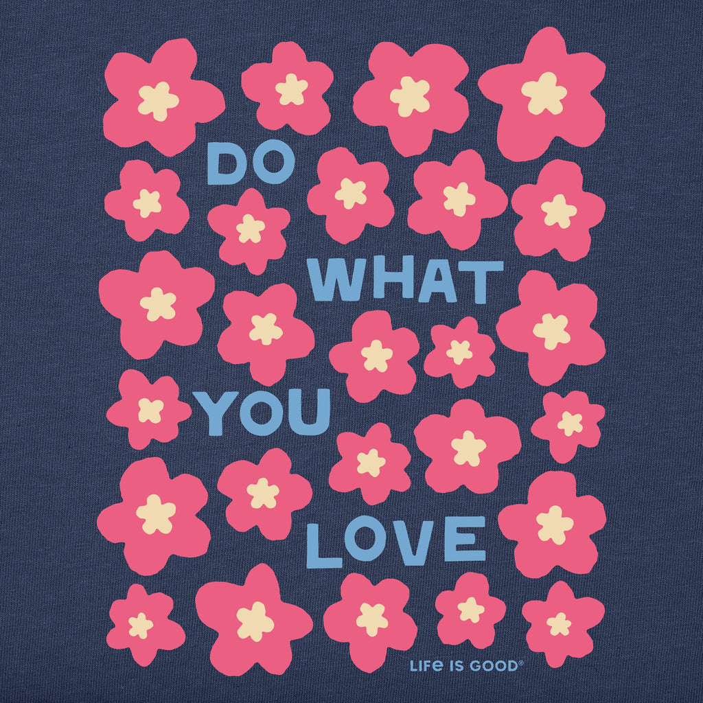 Women's Do What You Love Flower Field Short Sleeve Crusher product image 2