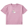 Women's Silly Goose in Winter Short Sleeve Crusher Boxy Tee