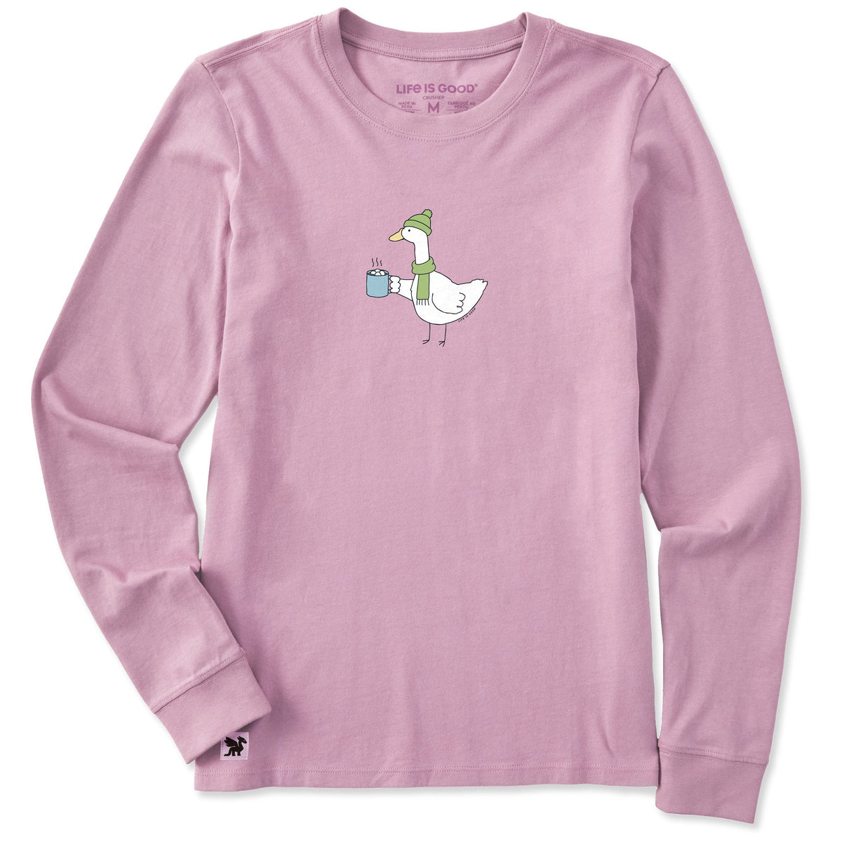 Women's Silly Goose in Winter Long Sleeve Crusher Tee