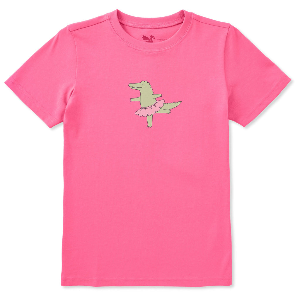 Kids Alligator Ballerina Short Sleeve Crusher Tee product image 1