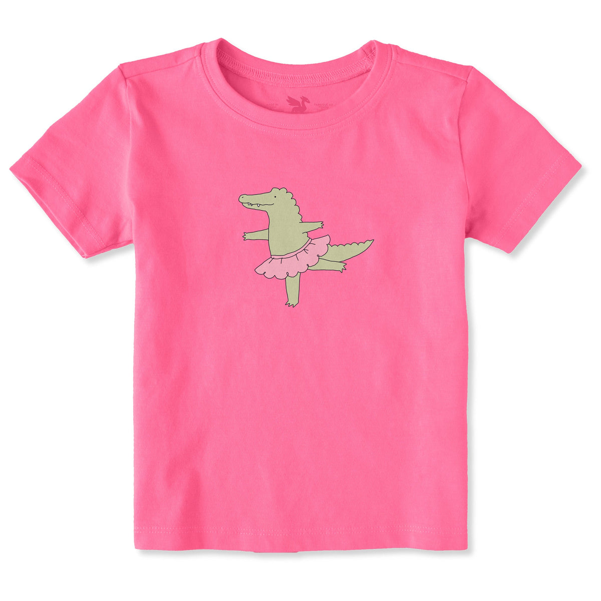Toddler Alligator Ballerina Short Sleeve Crusher Tee product image 1