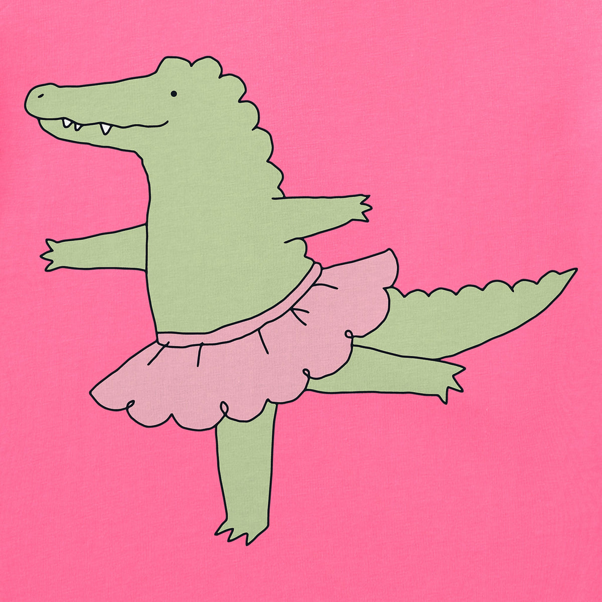 Women's Alligator Ballerina Short Sleeve Crusher Boxy Tee product image 2