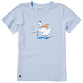 Women's Silly Goose Loose Ski Short Sleeve Crusher Tee