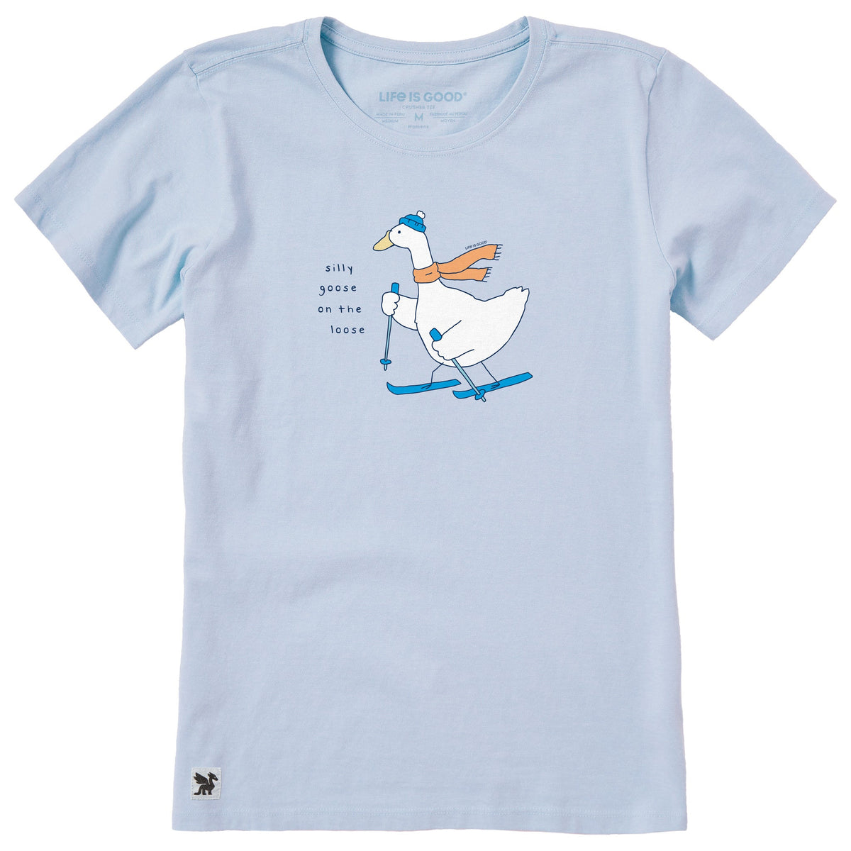 Women's Silly Goose Loose Ski Short Sleeve Crusher Tee