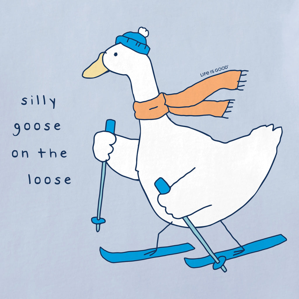 Women's Silly Goose Loose Ski Short Sleeve Crusher Tee